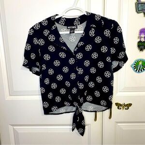 Pentagram Button Up